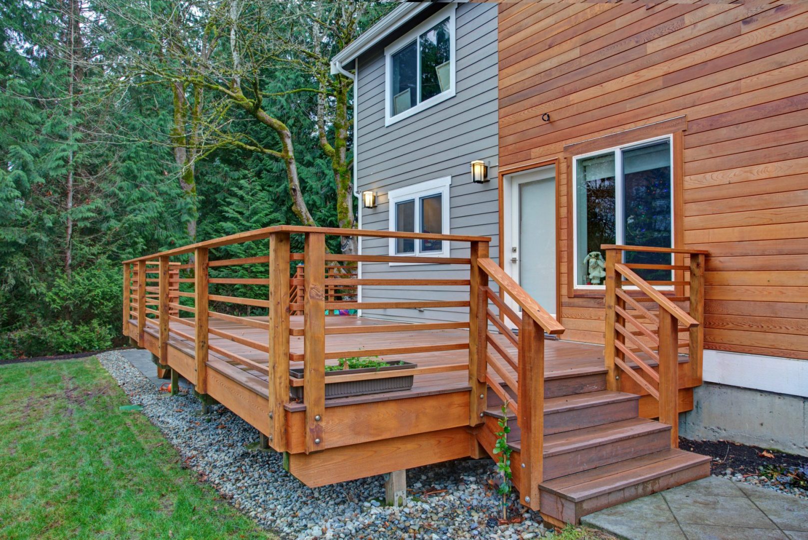 Picture of a modern deck
